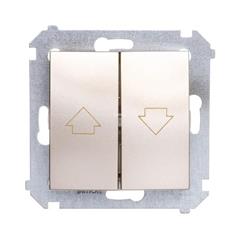 Simon 54 Przycisk żaluzjowy DZP1W.01/44 WMDL-040xx1-044