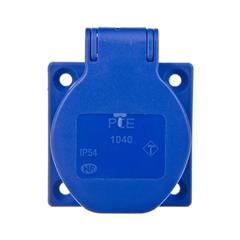 Gniazdo tablocowe 2P+Z 16A 230V niebieskie IP54 1040-0bsc