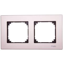 Merten System M Ramka podwójna tytan MTN403205