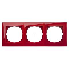 Sentia Ramka potrójna czerwony połysk 1473-59