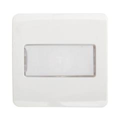 Klawisz przycisk 1x biały tworzywo 12008902