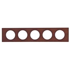 CELIANE Ramka pięciokrotna uniwersalna drewno mahoń 069230
