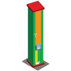 Słupek instalacyjny typ SPI 500 911013