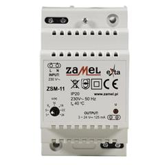 Zasilacz stabilizowany 230VAC/3-24VDC 0,125A ZSM-11 EXT10000171