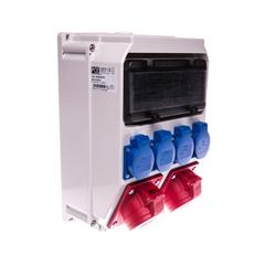 Rozdzielnica budowlana 2x16A/5P, 4x2P+Z Adamów 9036003W