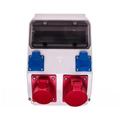 Rozdzielnica budowlana 32A/5P 16A/5P 2x2P+Z Adamów 9036502W