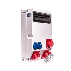 Rozdzielnica budowlana 63A/5PxB63 32xB32 16xB16 2x2P+Zx2xB16 Koszalin 9026520W