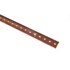 Szyna zbiorcza miedziana 25x4x1000mm 037438