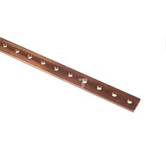 Szyna zbiorcza miedziana 4x18x990mm 037434