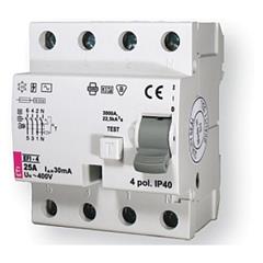 Wyłącznik różnicowoprądowy 4P 40A 0,03A typ AC EFI-4 002064143