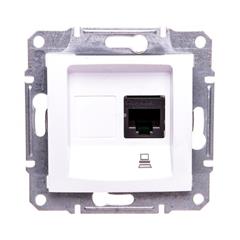 Sedna Gniazdo biały pojedyncze komp RJ45 kat.6 SDN4700121