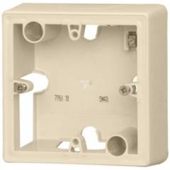 VALENA Puszka natynkowa pojedyncza kremowa 776131