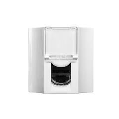 MOSAIC Gniazdo komputerowe przelotowe RJ45 kat.6 FTP białe 078623