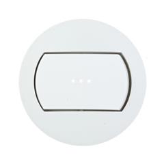 CELIANE Klawisz pojedynczy biały podświetlany IP44  067803