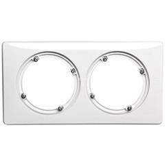 CELIANE Ramka biały podwójna IP44 069072