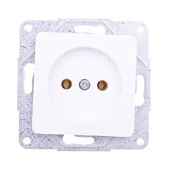 Optima Gniazdo pojedyncze b/u 16A IP20 białe 12003002