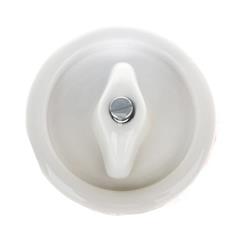 1930 Element centralny z pokrętłem do łącznika obrotowego wykonanie porcelana Rosenthal biały 164769