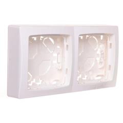 OTEO Puszka natynkowa podwójna biały 086092