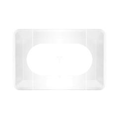 Osłona ściany podwójna bezbarwna OSX-220-BZB YNS10000036