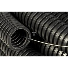 Rura karbowana z pilotem 20mm czarny 750N FEPCT20 /100m/