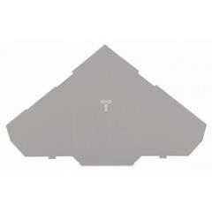 Ścianka końcowa szara 280-319 /25szt./