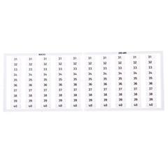 Ramka z oznacznikami 10x 31-40 209-605 /5szt./