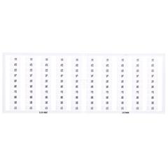 Ramka z oznacznikami 10x 91-100 209-573 /5szt./