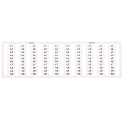 Ramka z oznacznikami 10x 41-50 209-706 /5szt./