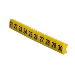 Oznacznik do złączek EZ-5/21-30 żółty R34RR-02050301400 /100szt./