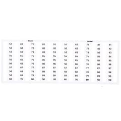 Ramka z oznacznikami 2x 51-100 209-607 /5szt./