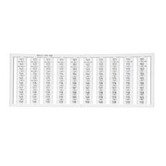 Ramka z oznacznikami 2x 101-150 209-608 /5szt./