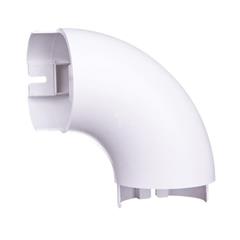 Łącznik tworzywo biały 90 st. BETA PX0721206