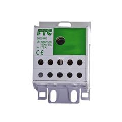 Blok rozdzielczy 1-potencjalowy 10x2.5-16 zielony AUX38074PE 82122005