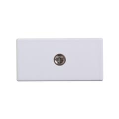 Simon Connect Gniazdo K45/2 audio żeńskie 3,5mm stereo mini-jack czysta biel K123B/9 TSC-K123B-9