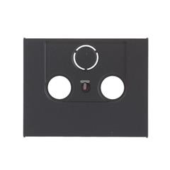 K.1 Element centralny do gniazda antenowego 2- i 3 wyjściowego antracyt mat lakierowany 12017016