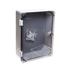 Obudowa 400x300x166mm IP65 z płytą montażową transparentna UNIbox Uni-1/T 43.11