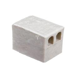 Złączka gwintowa porcelanowa 2,5mm2 2-torowa biała ZPA2-2,5 44232516