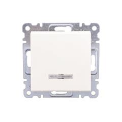 LUMINA2 Łącznik pojedynczy podświetlany kremowy WL0211