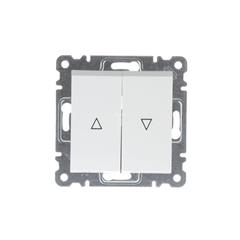 LUMINA2 Przycisk żaluzjowy biały WL0320