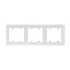 LUMINA2 Ramka potrójna pionowa biała WL5130