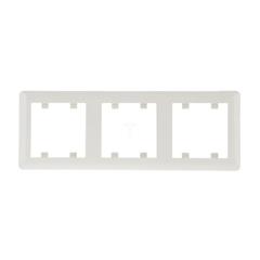 LUMINA2 Ramka potrójna pionowa kremowa WL5131