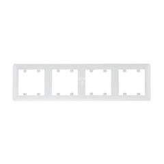 LUMINA2 Ramka poczwórna pionowa biała WL5140