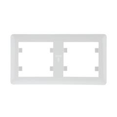 LUMINA2 Ramka podwójna pozioma biała WL5220