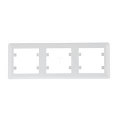 LUMINA2 Ramka potrójna pozioma biała WL5230