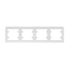 LUMINA2 Ramka poczwórna pozioma biała WL5240