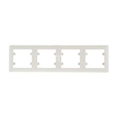 LUMINA2 Ramka poczwórna pozioma kremowa WL5241