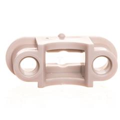 SONATA Gniazdo podwójne z ramką czarny metalik z/u 16A IP20 z przesłonami GP-2RZP/33