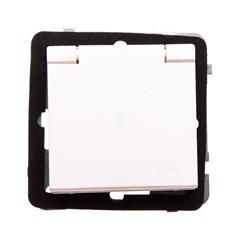 SONATA Gniazdo hermetyczne pojedyncze ecru z/u 16A IP44 z przesłonami klapka ecru GPH-1RZP/m/27/w