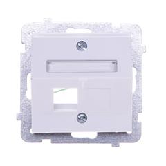 SONATA Obudowa gniazda komputerowego pojedyncze biały pusta GPK-1RS/p/00