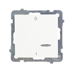 AS Łącznik podwójny z podświetleniem ecru ŁP-11GS/m/27